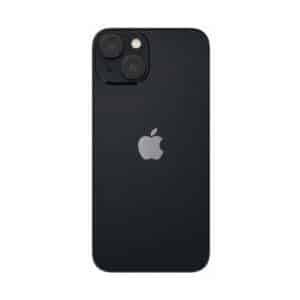 iPhone 14 Back Apple iPhone 14 128GB in Midnight showing the rear design with dual-camera system, carrier unlocked, professionally tested, and in excellent condition.