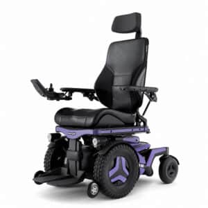 Permobil F3 Power Wheelchair w/ Tilt Recline Purple